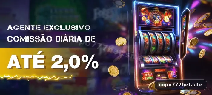 Boas-vindas e lobby no aplicativo copo777
